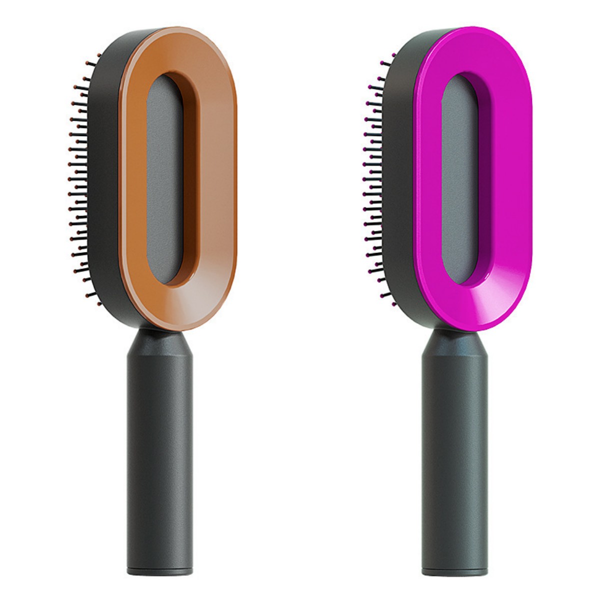 Self-Cleaning Hair Brush - One-Click Massage Scalp Comb