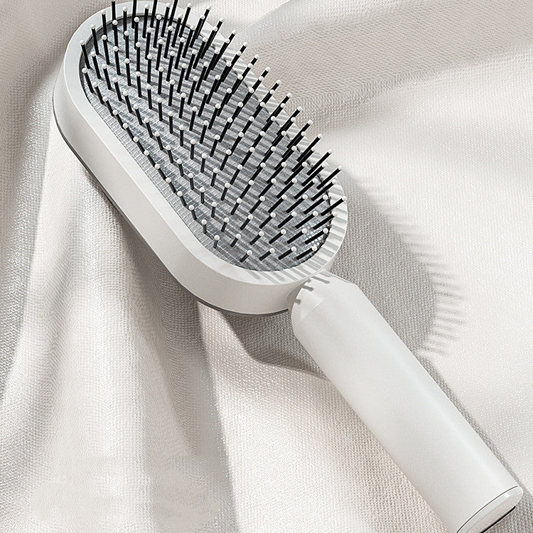 Self-Cleaning Hair Brush - One-Click Massage Scalp Comb