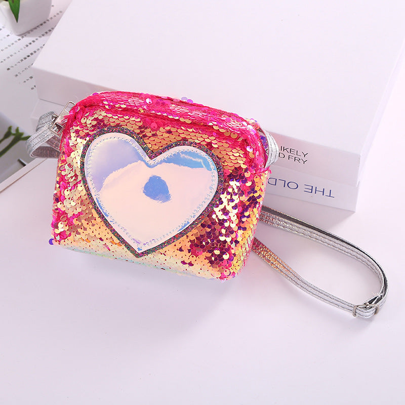 Unicorn Sequin Cross Body Bag - Eco-Friendly for Girls
