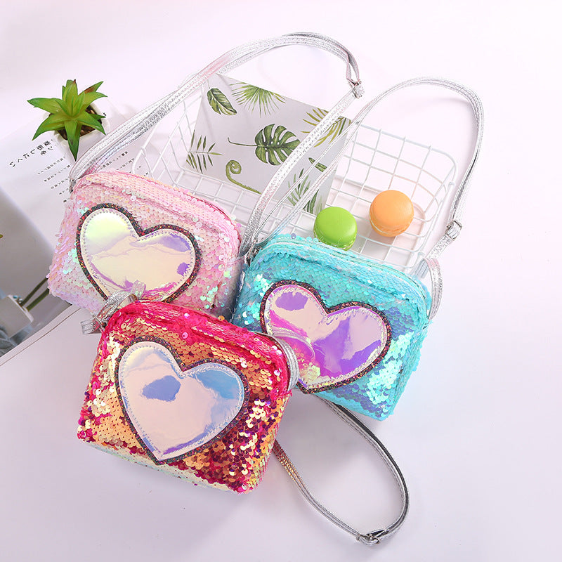 Unicorn Sequin Cross Body Bag - Eco-Friendly for Girls