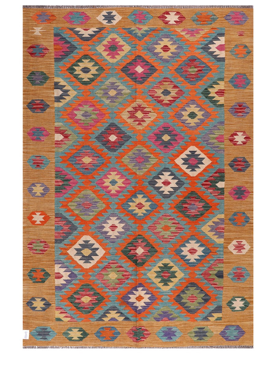 Original Maimana Afghanistan Kilim Rug - 248 x 170 cm