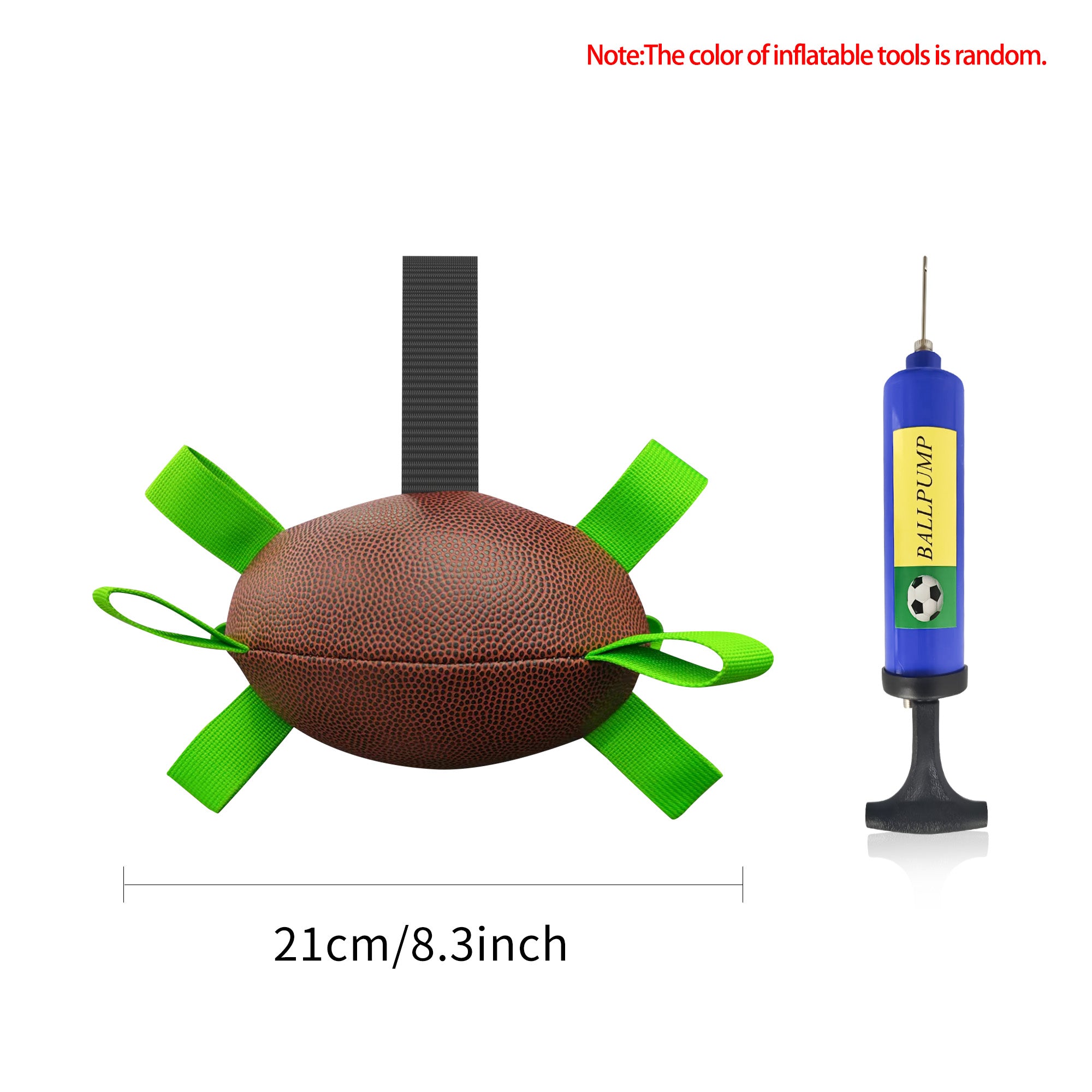 Interactive Dog Football Toy - Inflatable Training Ball for Large Dogs