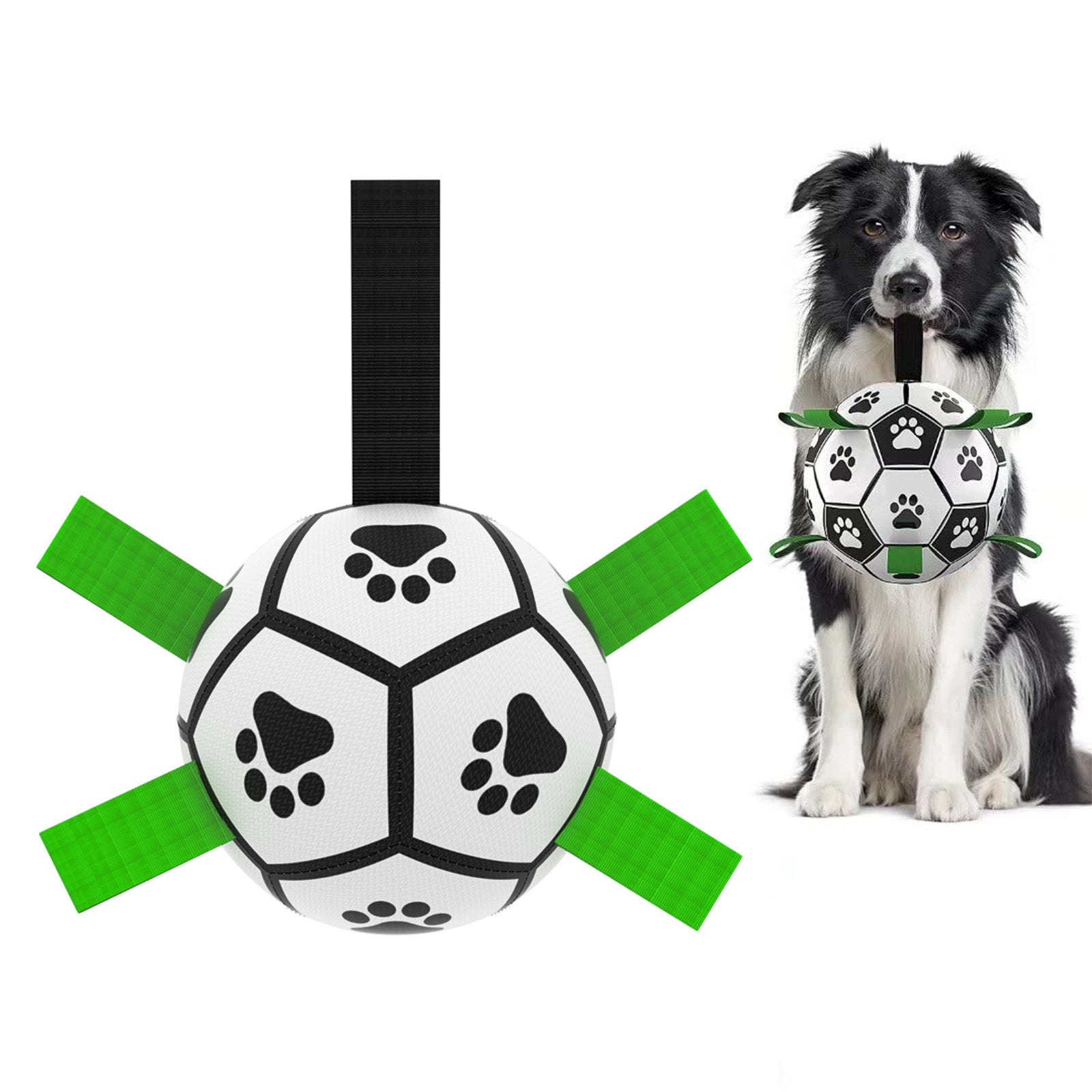 Interactive Dog Football Toy - Inflatable Training Ball for Large Dogs