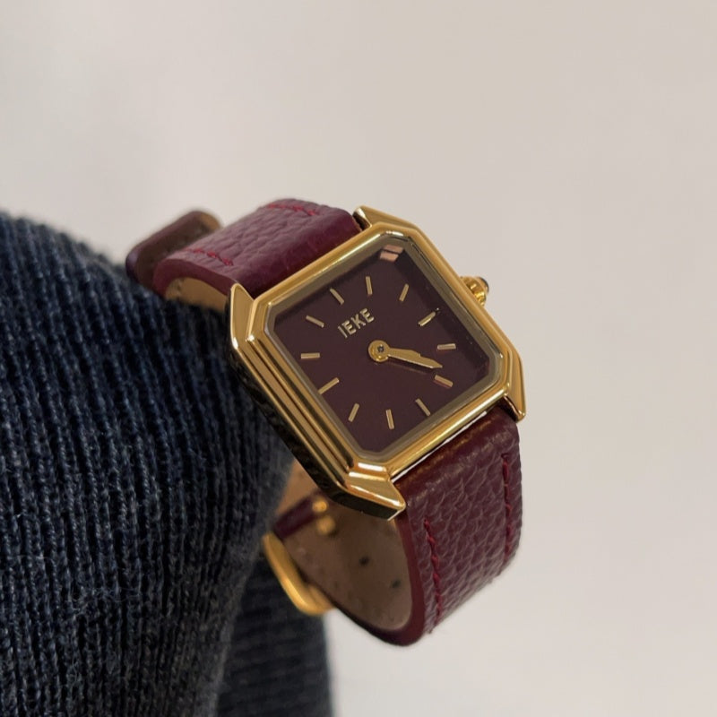 Vintage Red New Year Watch for Women - Festive Ankla Style
