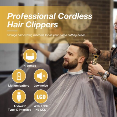 USB Rechargeable Beard Trimmer & Hair Clipper