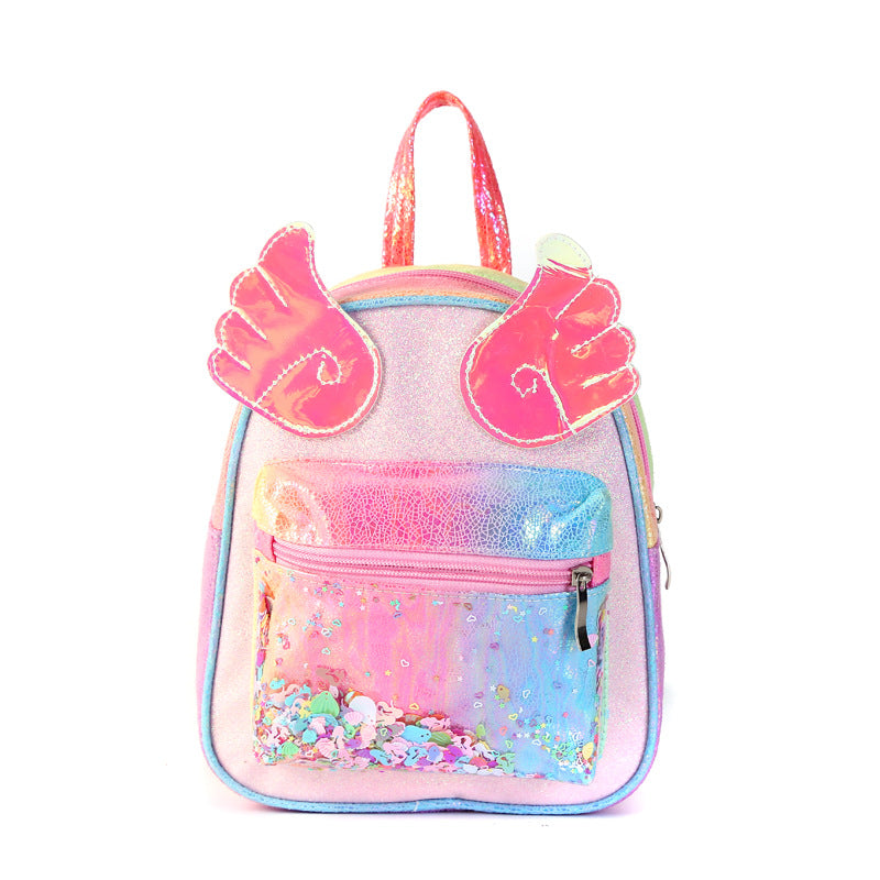 Unicorn Sequin Girls Backpack - Eco-Friendly Recycled