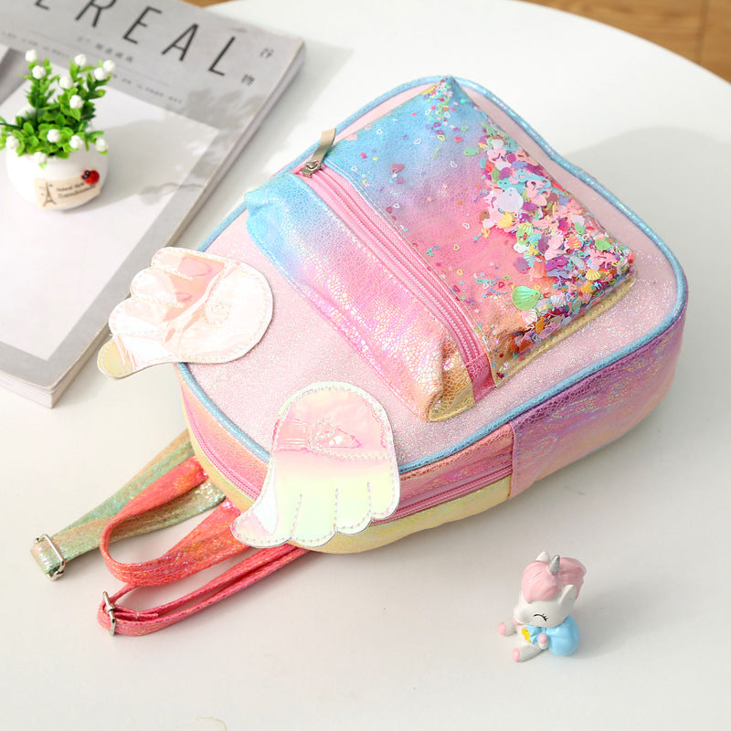 Unicorn Sequin Girls Backpack - Eco-Friendly Recycled