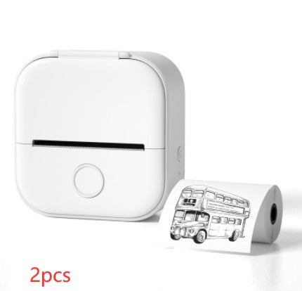 Portable Mini Thermal Label Printer - Bluetooth Photo & Price Tag