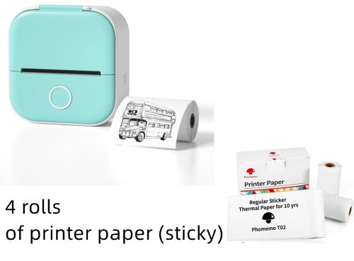 Portable Mini Thermal Label Printer - Bluetooth Photo & Price Tag