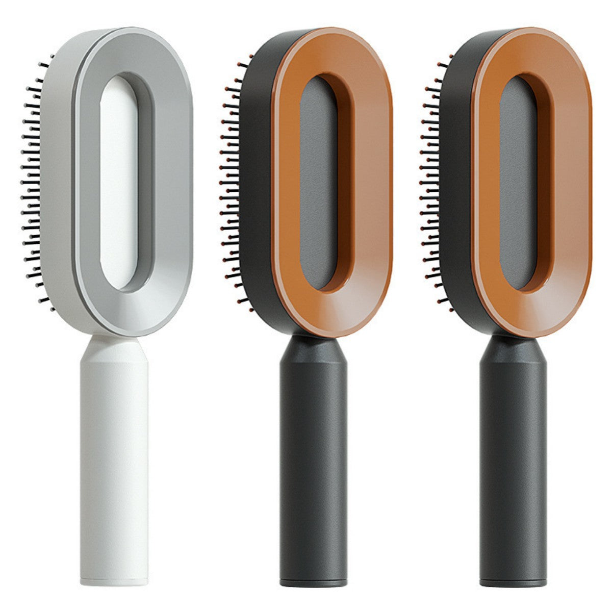 Self-Cleaning Hair Brush - One-Click Massage Scalp Comb