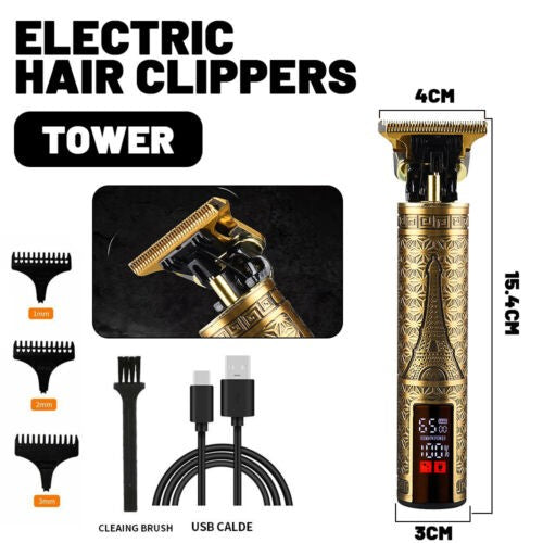 USB Rechargeable Beard Trimmer & Hair Clipper