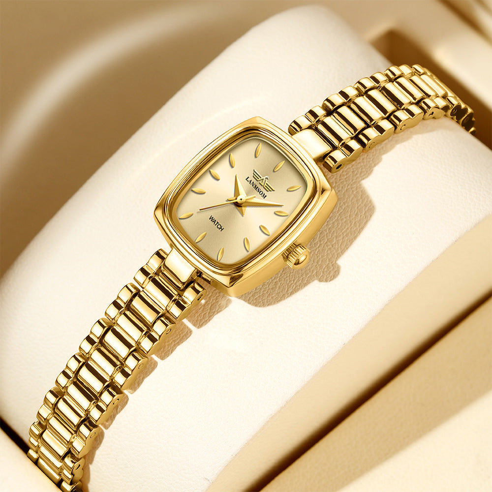 Vintage Petite Gold Watch for Women - Elegant & Timeless