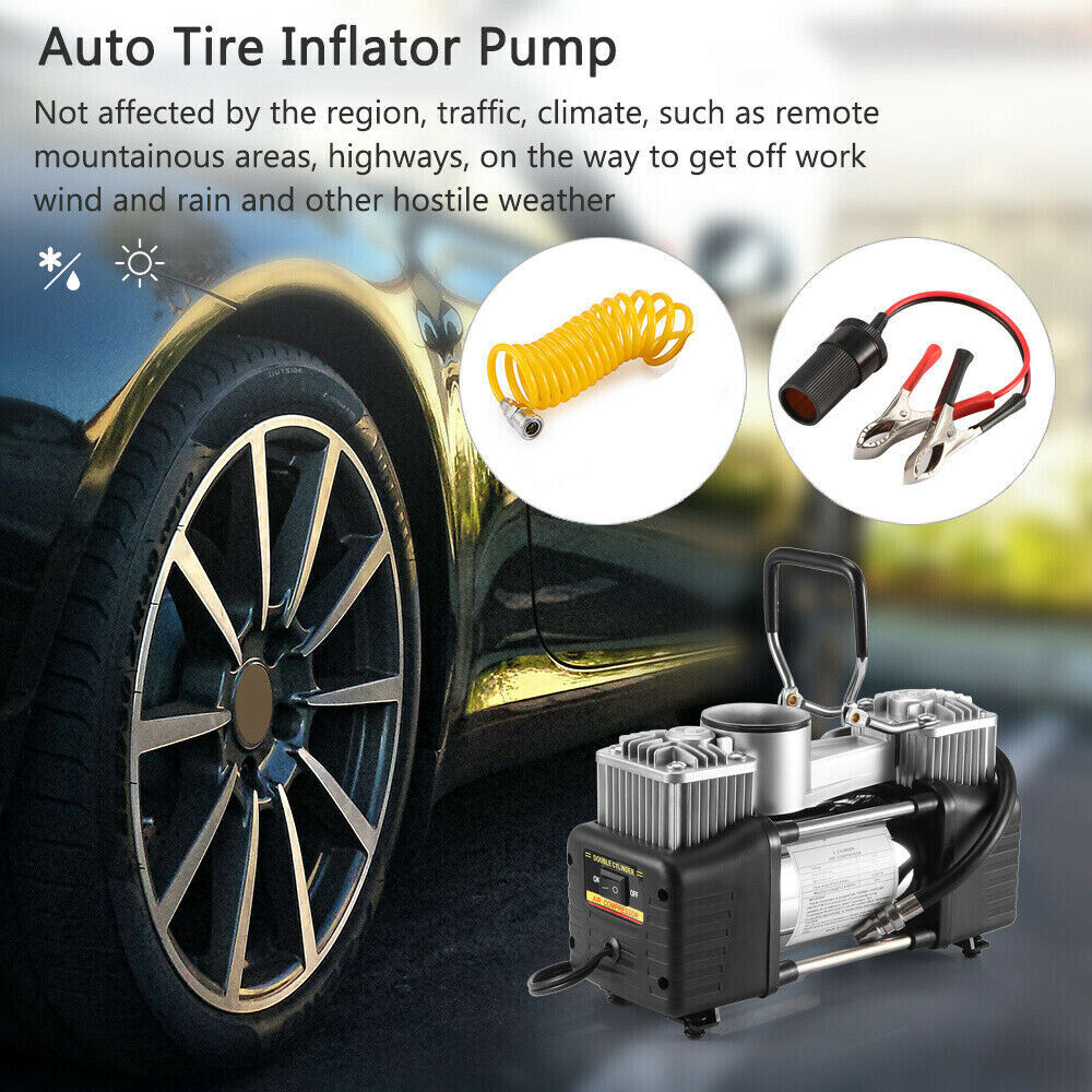 Portable Car Tyre Inflator 12V - 150 PSI Air Compressor