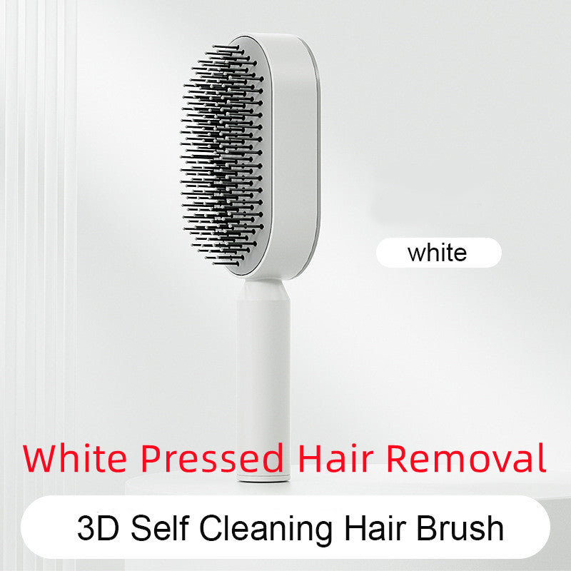 Self-Cleaning Hair Brush - One-Click Massage Scalp Comb