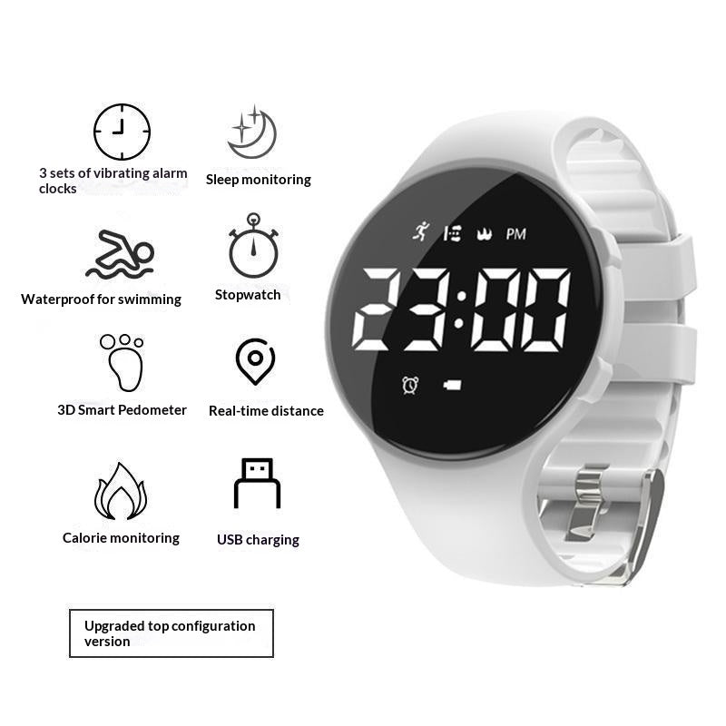 Smart Vibrating Alarm Watch - Silent Wake-Up