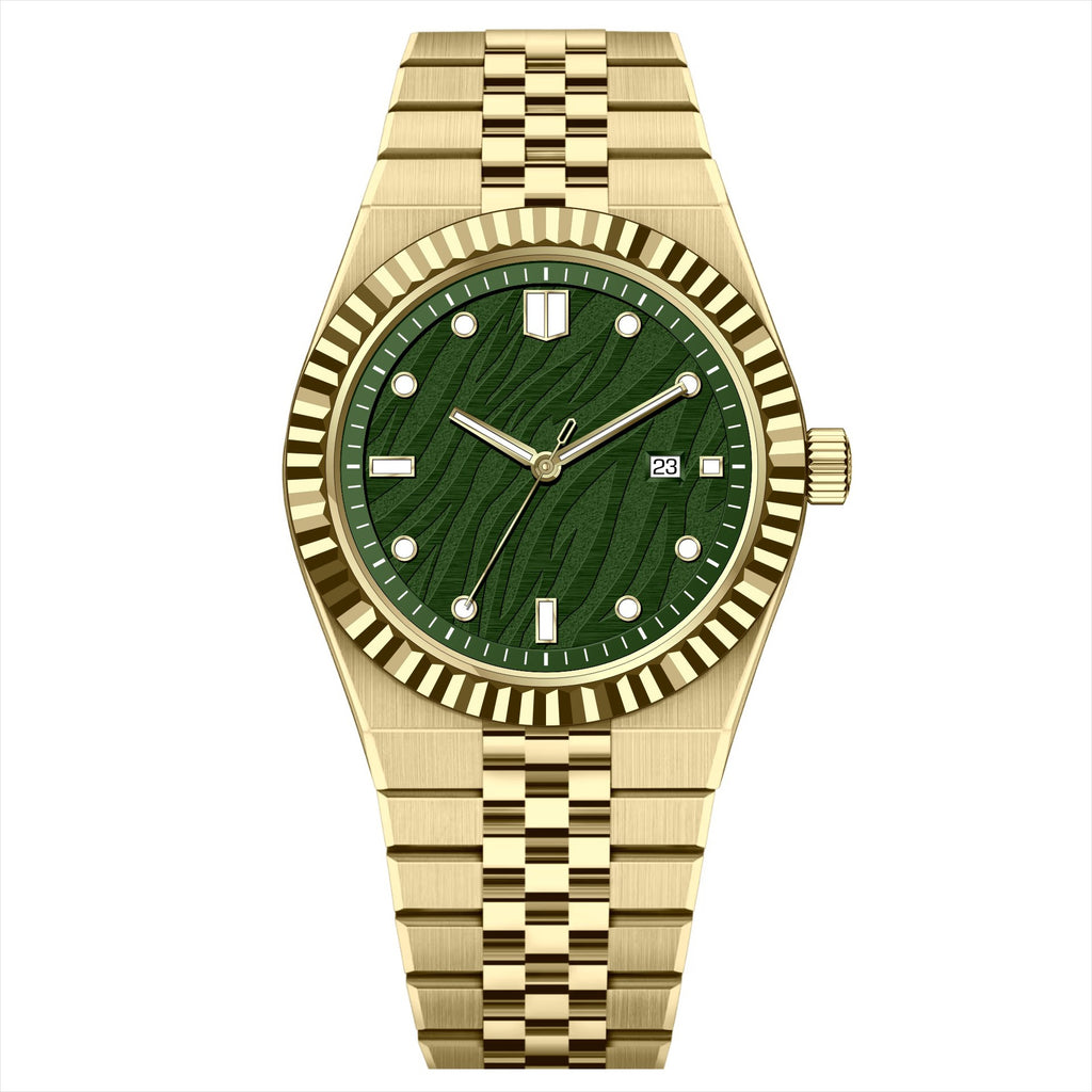 High-End Business Steel-Strap Mens Quartz Watch