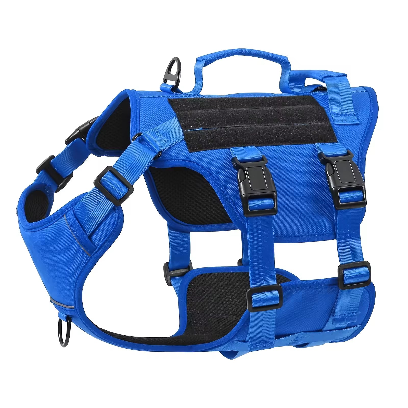 Tactical Dog Harness - No-Pull Reflective Vest for Large Dogs