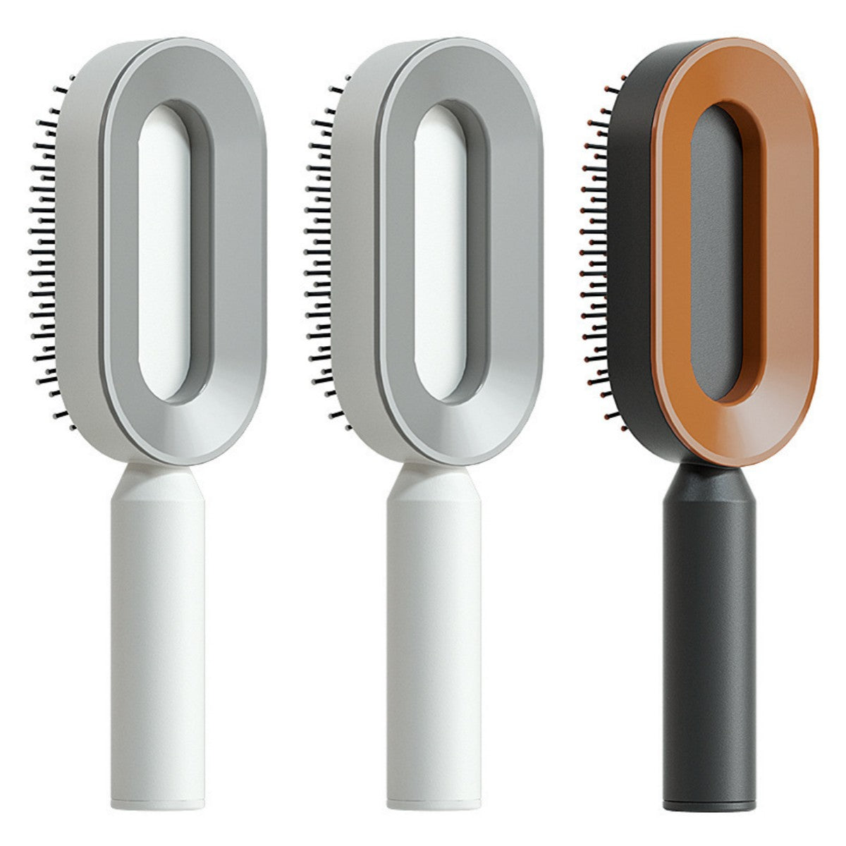 Self-Cleaning Hair Brush - One-Click Massage Scalp Comb