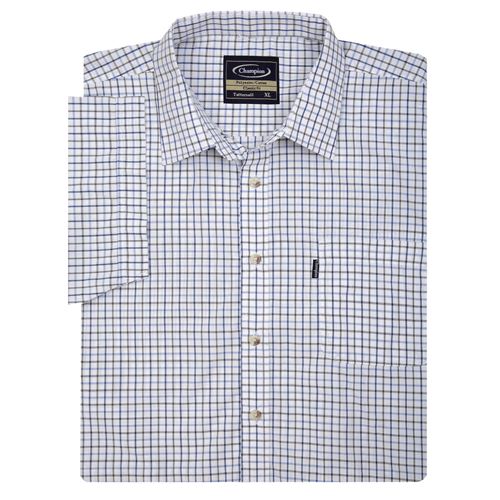 Men's Champion Short Sleeve Tattersall Shirt