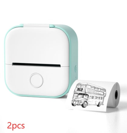 Portable Mini Thermal Label Printer - Bluetooth Photo & Price Tag
