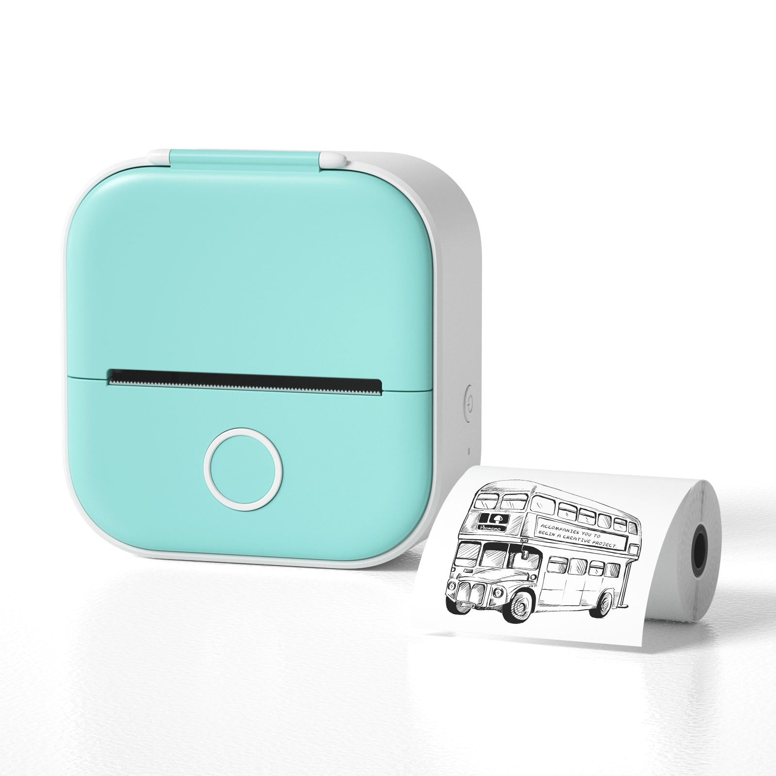 Portable Mini Thermal Label Printer - Bluetooth Photo & Price Tag
