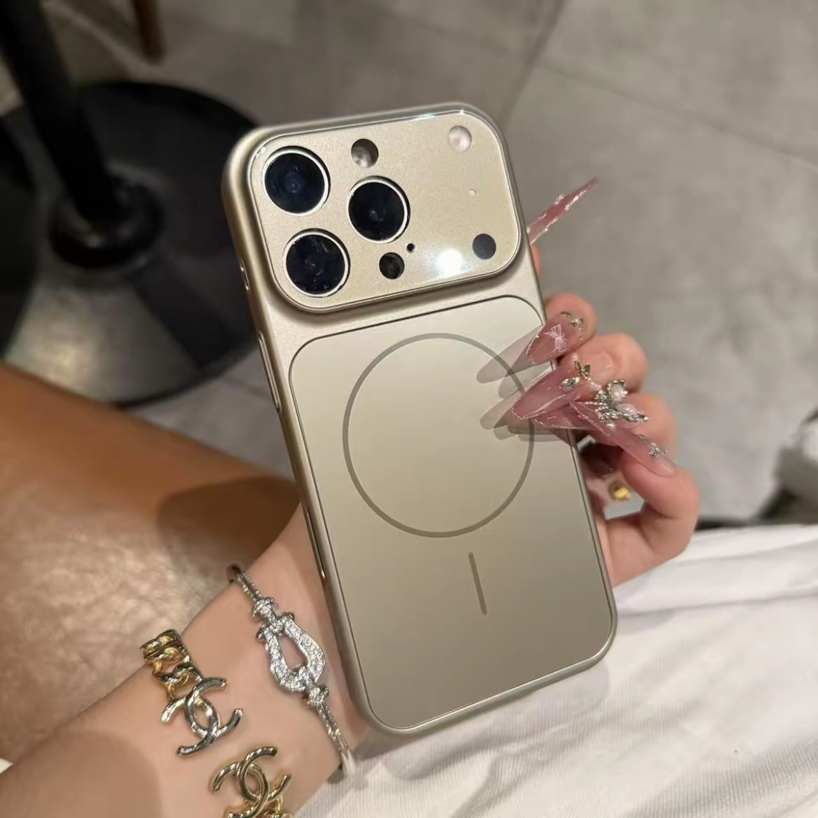 MagSafe iPhone Case - Frosted Glass Magnetic Cover for all Iphones