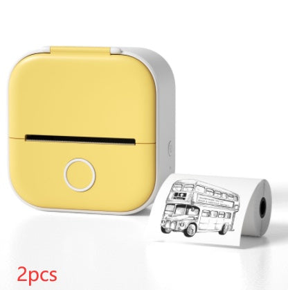 Portable Mini Thermal Label Printer - Bluetooth Photo & Price Tag