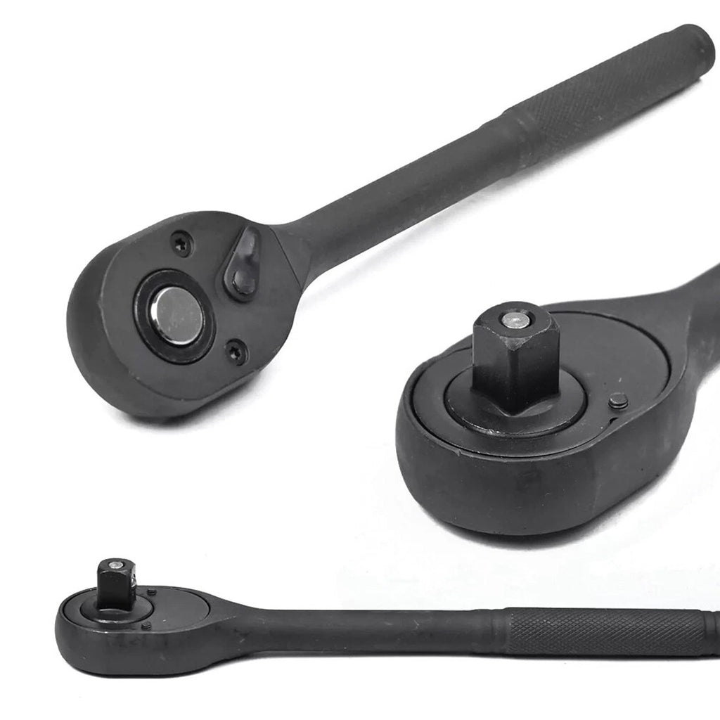 Heavy-Duty Ratchet Wrench Socket Set - 8-32mm with Case