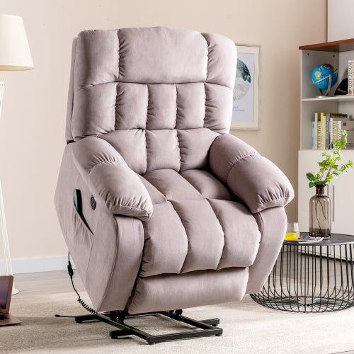 Electric Power Lift Recliner with Massage & Heat
