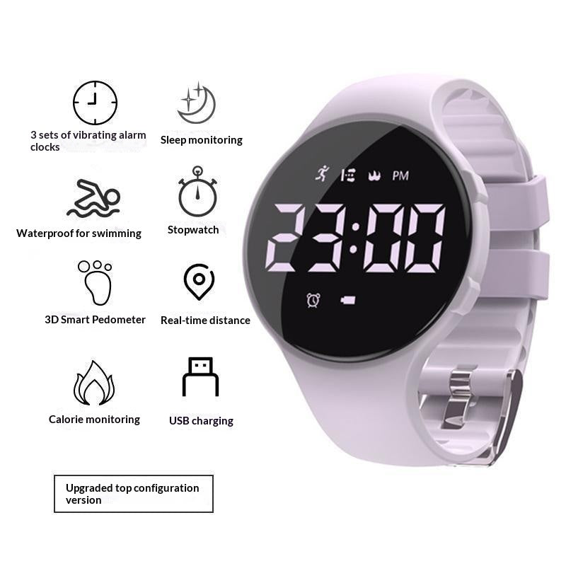 Smart Vibrating Alarm Watch - Silent Wake-Up