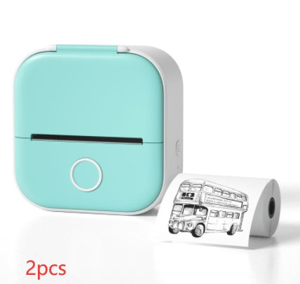 Portable Mini Thermal Label Printer - Bluetooth Photo & Price Tag
