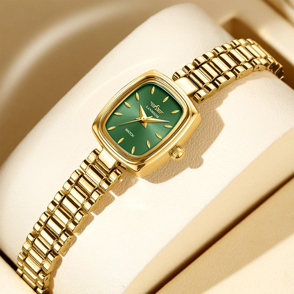 Vintage Petite Gold Watch for Women - Elegant & Timeless
