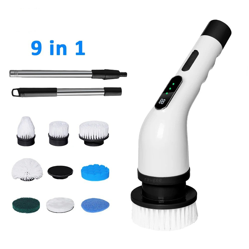 Electric Spin Scrubber - Cordless Rotating Cleaning Brush