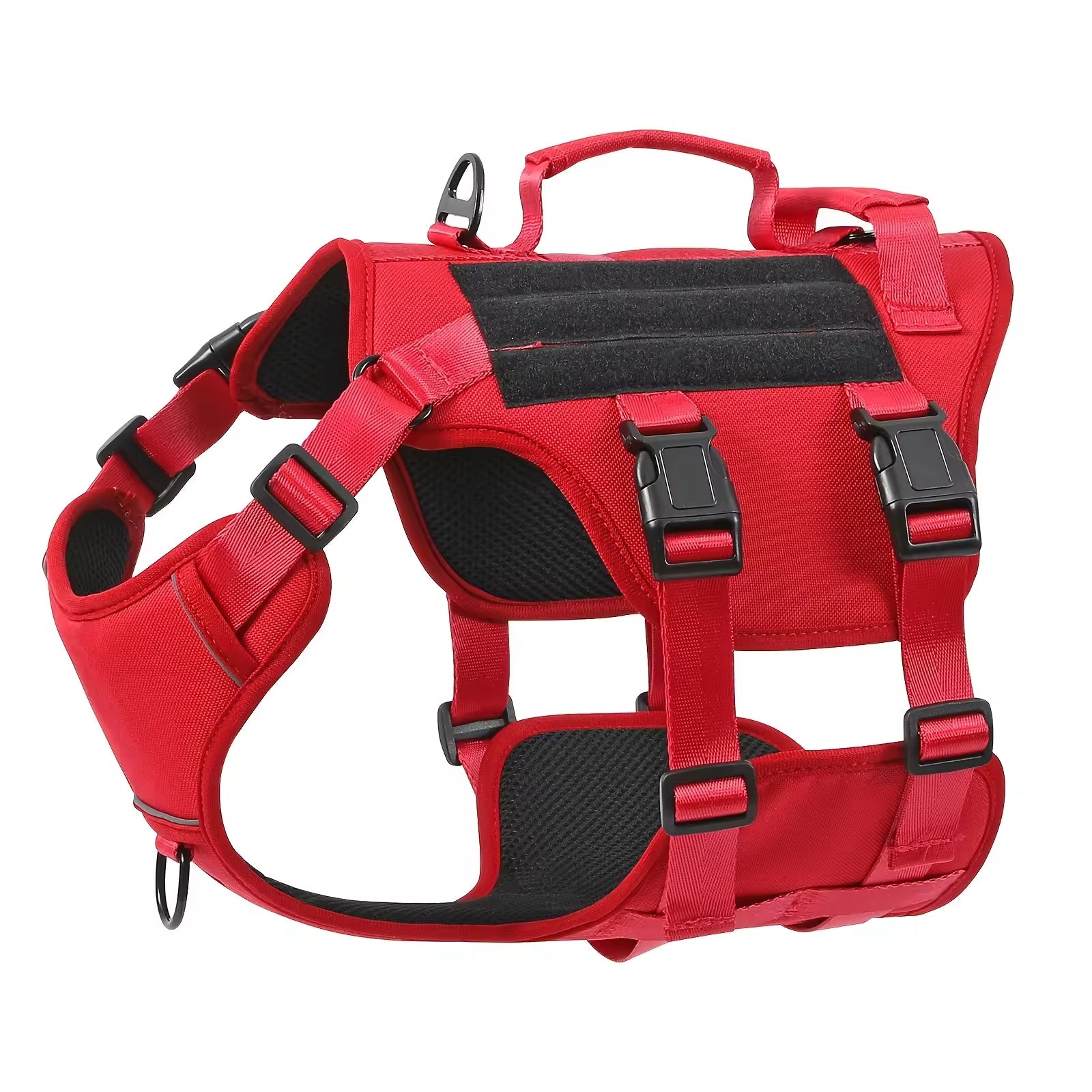 Tactical Dog Harness - No-Pull Reflective Vest for Large Dogs