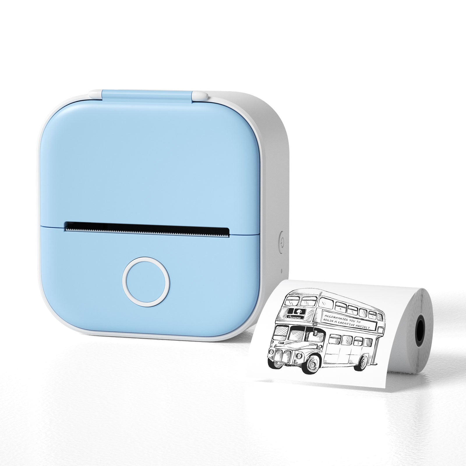 Portable Mini Thermal Label Printer - Bluetooth Photo & Price Tag