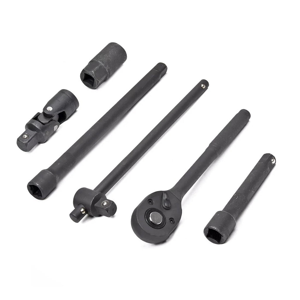 Heavy-Duty Ratchet Wrench Socket Set - 8-32mm with Case