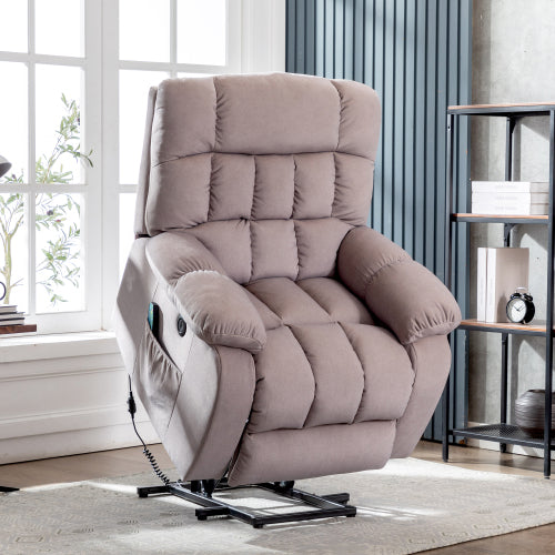 Electric Power Lift Recliner with Massage & Heat