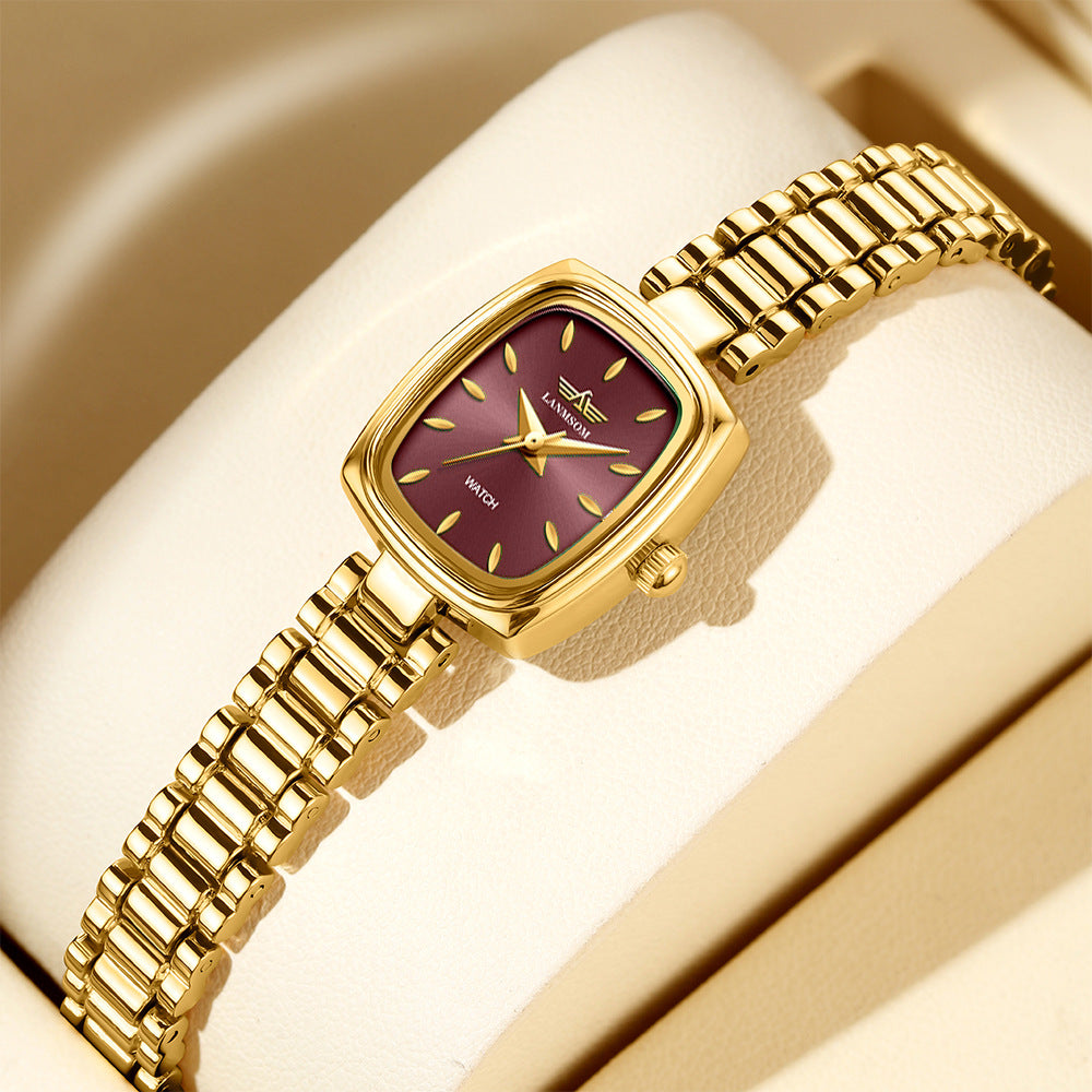 Vintage Petite Gold Watch for Women - Elegant & Timeless