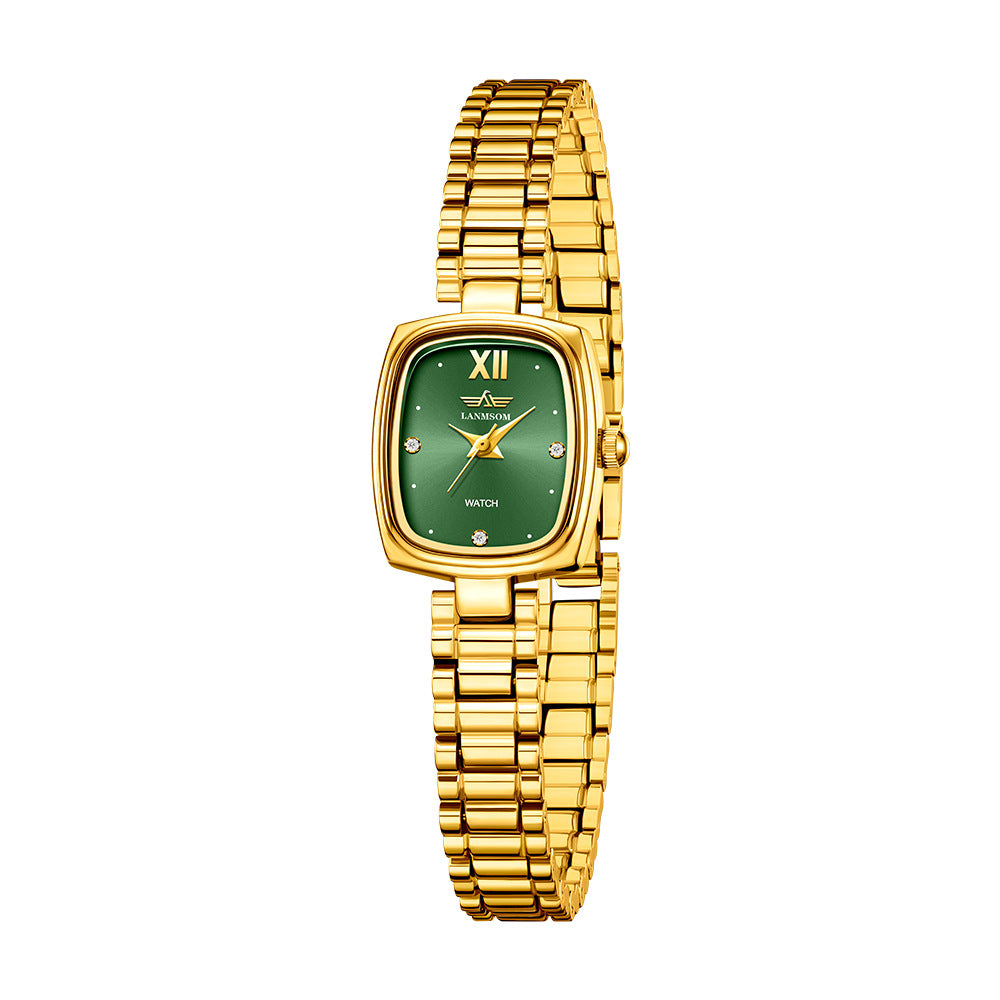 Vintage Petite Gold Watch for Women - Elegant & Timeless