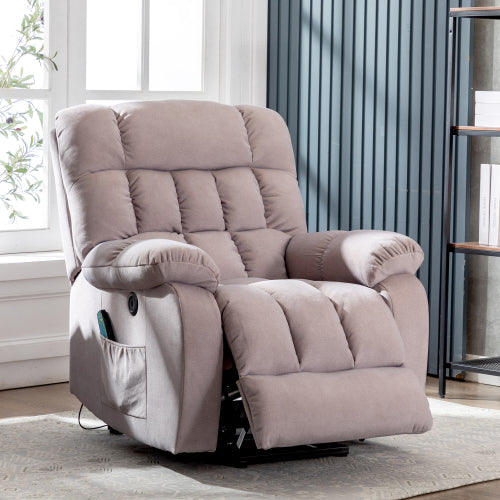 Electric Power Lift Recliner with Massage & Heat