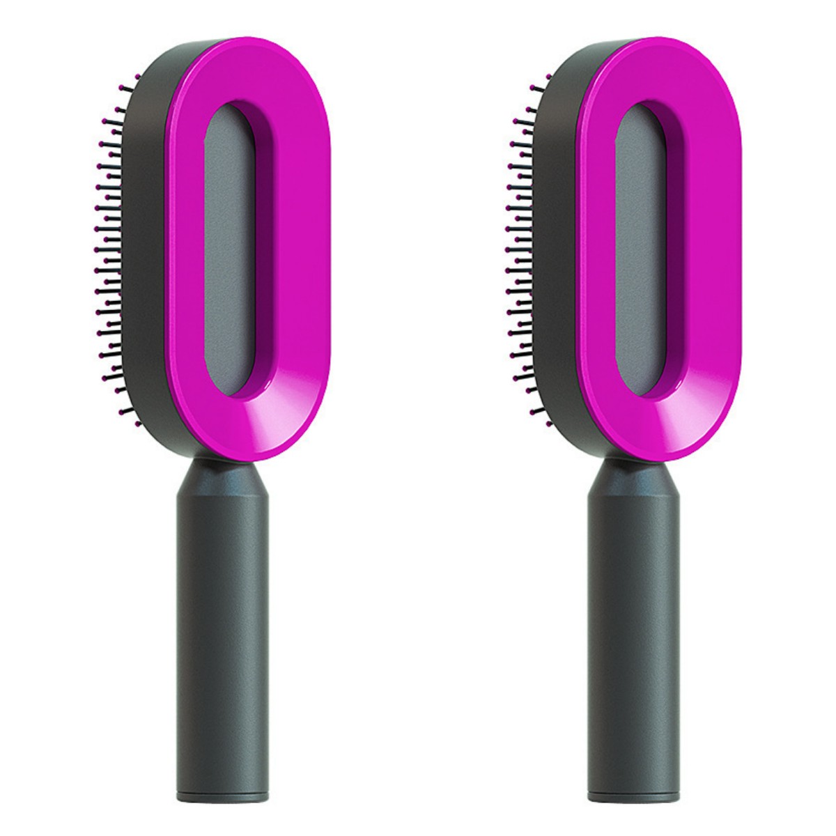 Self-Cleaning Hair Brush - One-Click Massage Scalp Comb