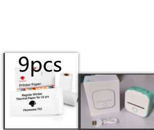 Portable Mini Thermal Label Printer - Bluetooth Photo & Price Tag