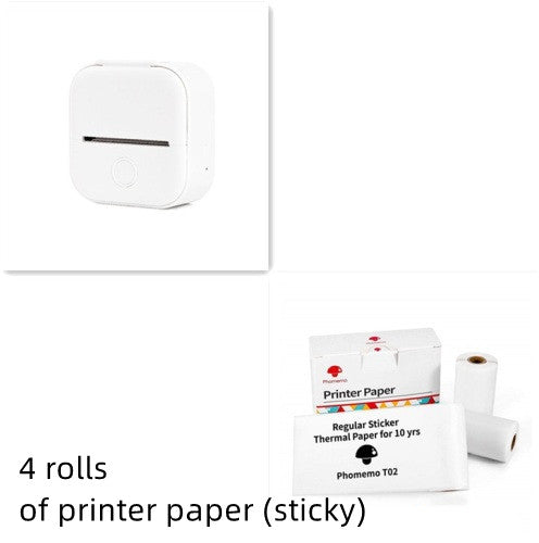 Portable Mini Thermal Label Printer - Bluetooth Photo & Price Tag