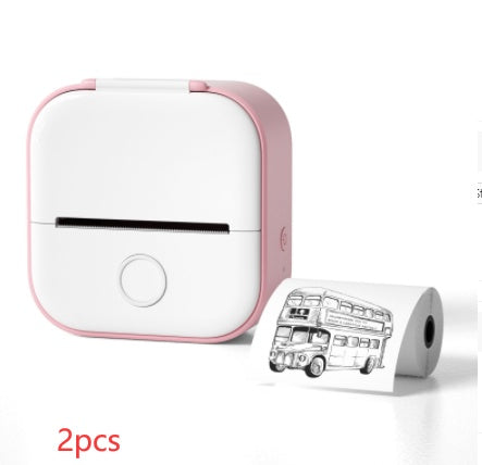 Portable Mini Thermal Label Printer - Bluetooth Photo & Price Tag