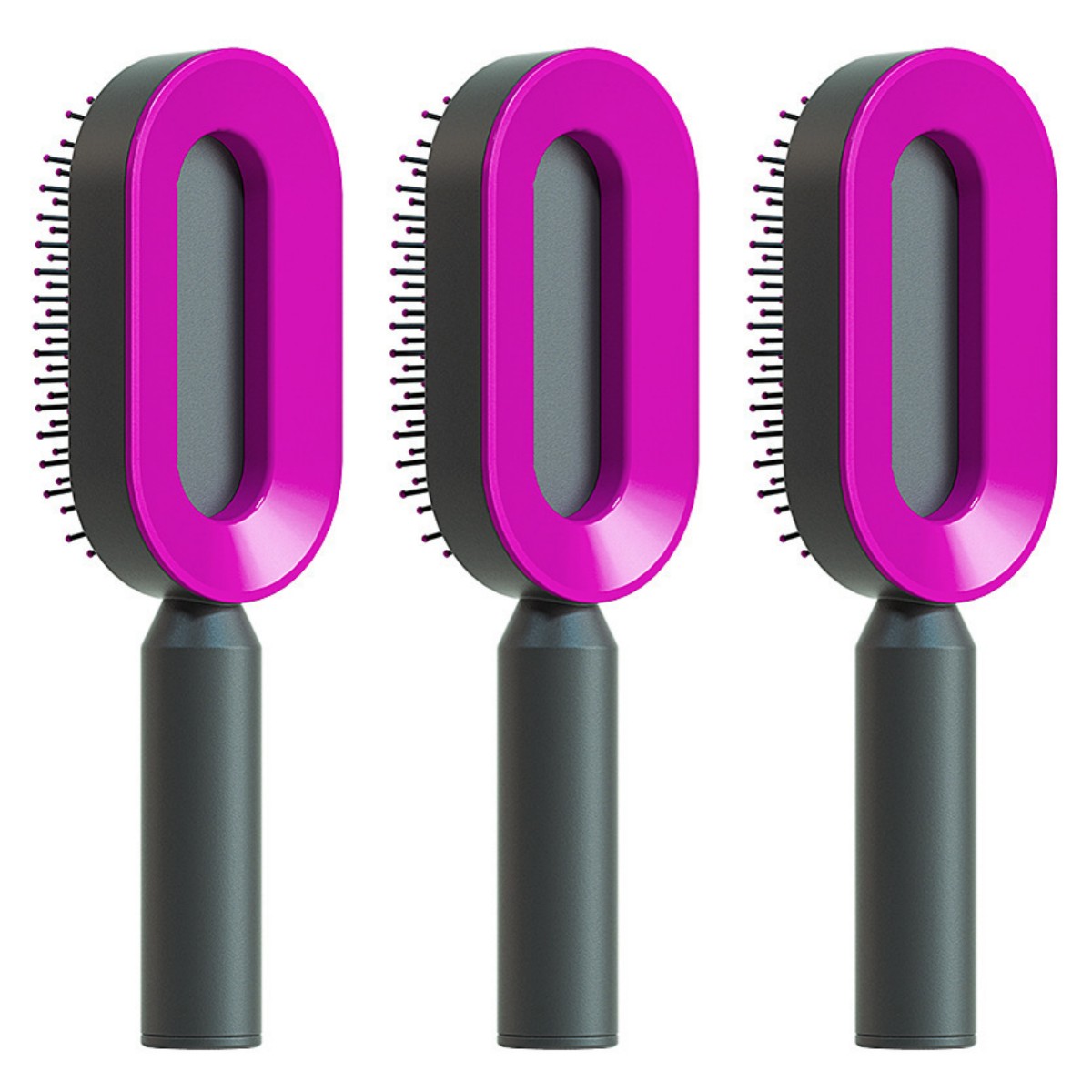 Self-Cleaning Hair Brush - One-Click Massage Scalp Comb