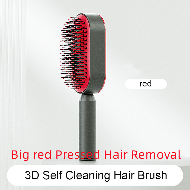 Self-Cleaning Hair Brush - One-Click Massage Scalp Comb