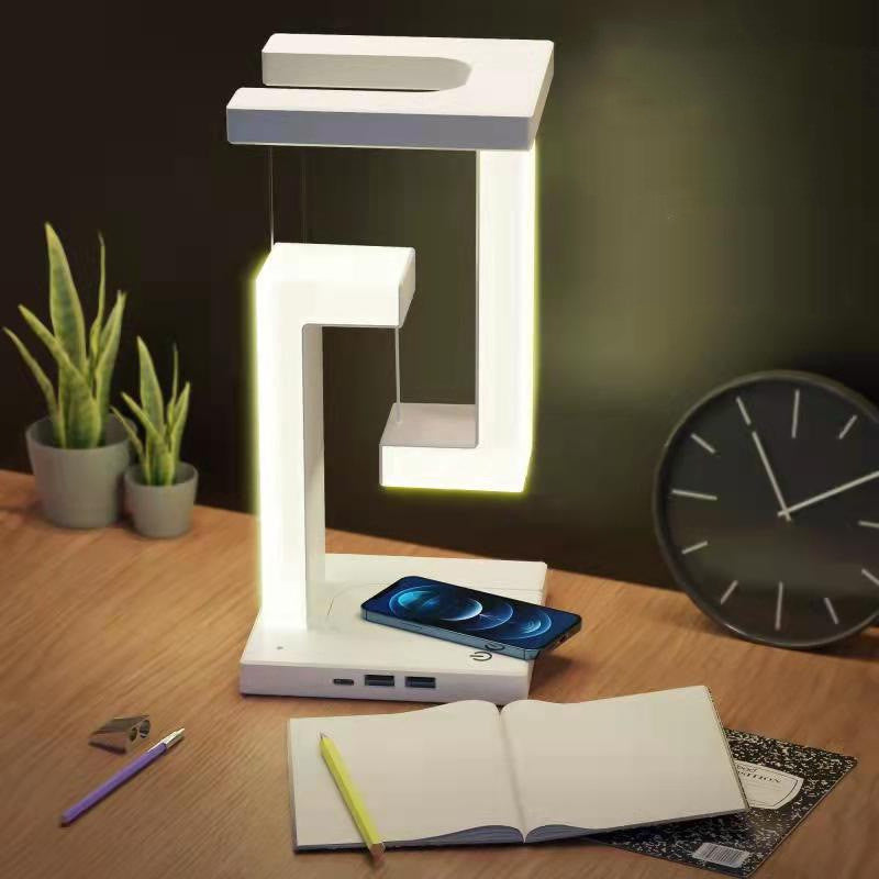 Floating Balance Lamp - Wireless Charging Suspension Table Lamp