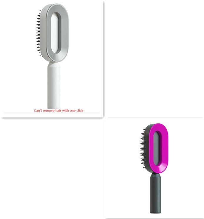 Self-Cleaning Hair Brush - One-Click Massage Scalp Comb