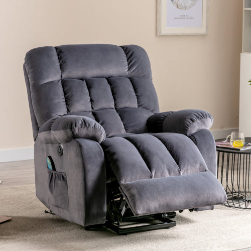 Electric Power Lift Recliner with Massage & Heat