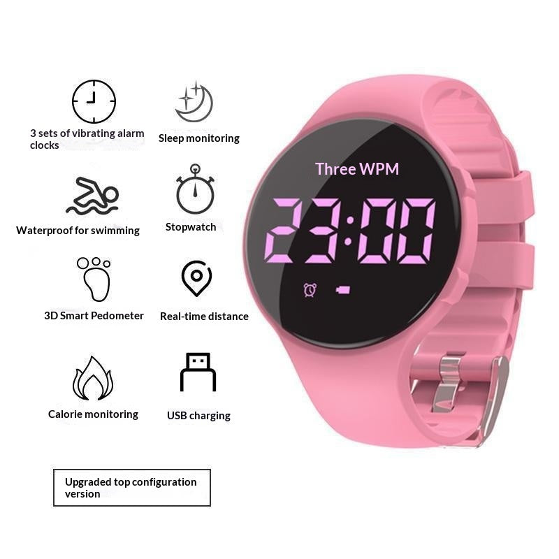 Smart Vibrating Alarm Watch - Silent Wake-Up